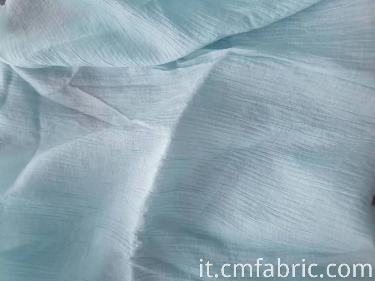 Woven tencel nylon stripe crepe fabric